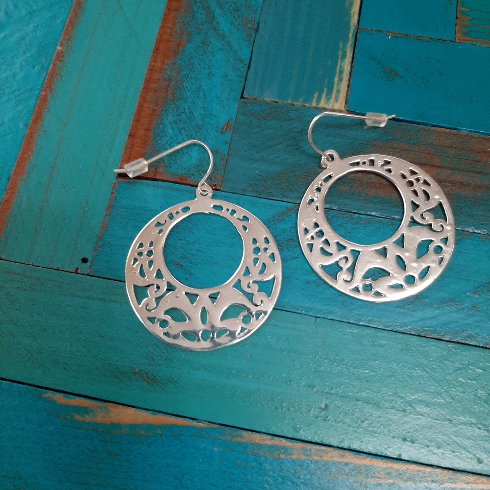 Earrings Silvertone